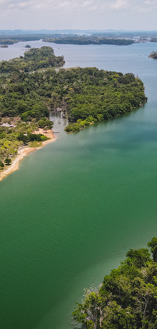 Rio Xingu na cidade de Altamira. Sem data.